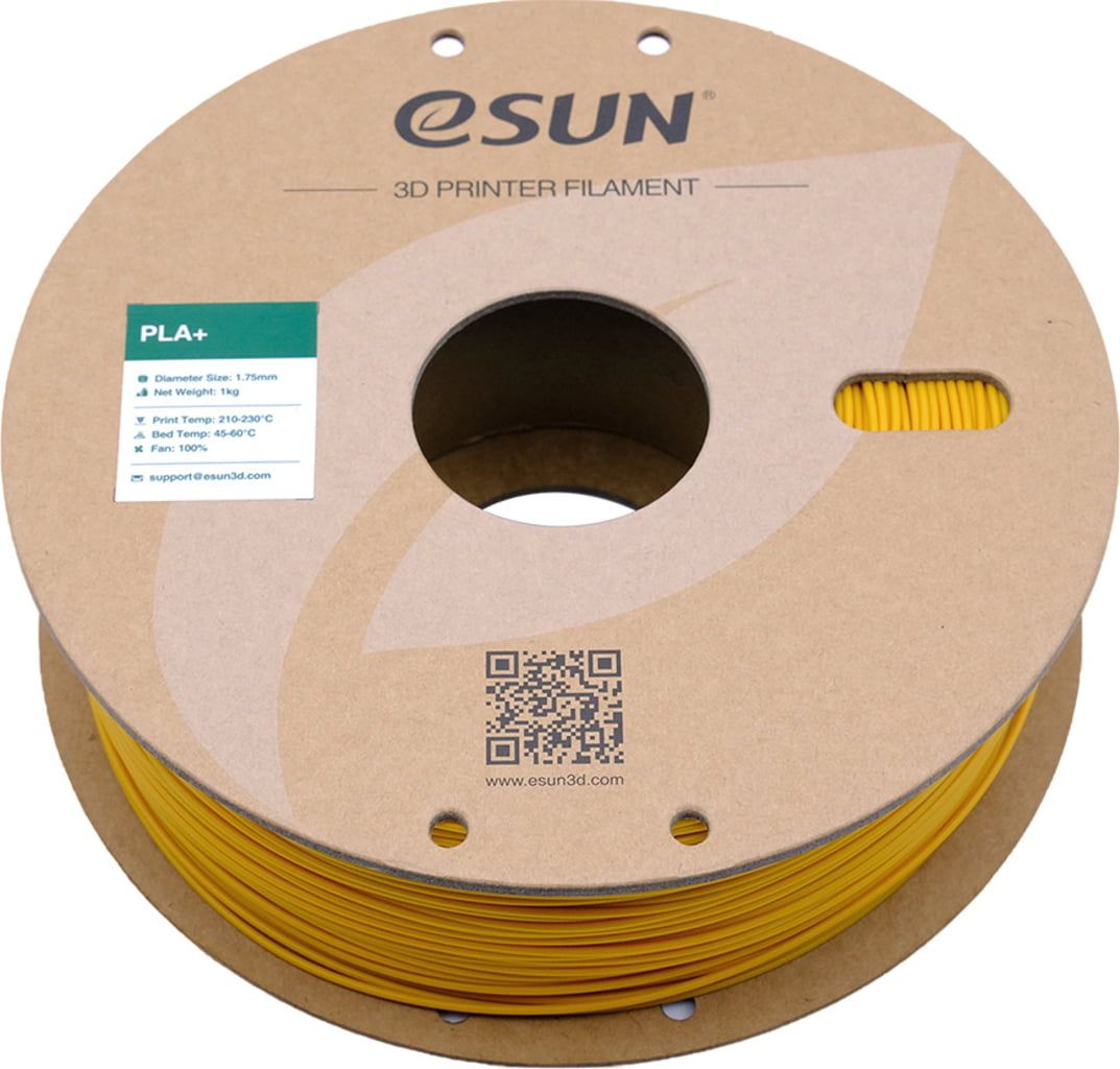 PLA+ Filament Yellow, 1.75 mm / 1000 g eSun