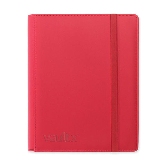 Vault X 9-Pocket Exo-Tec® Strap Binder - Fire Red