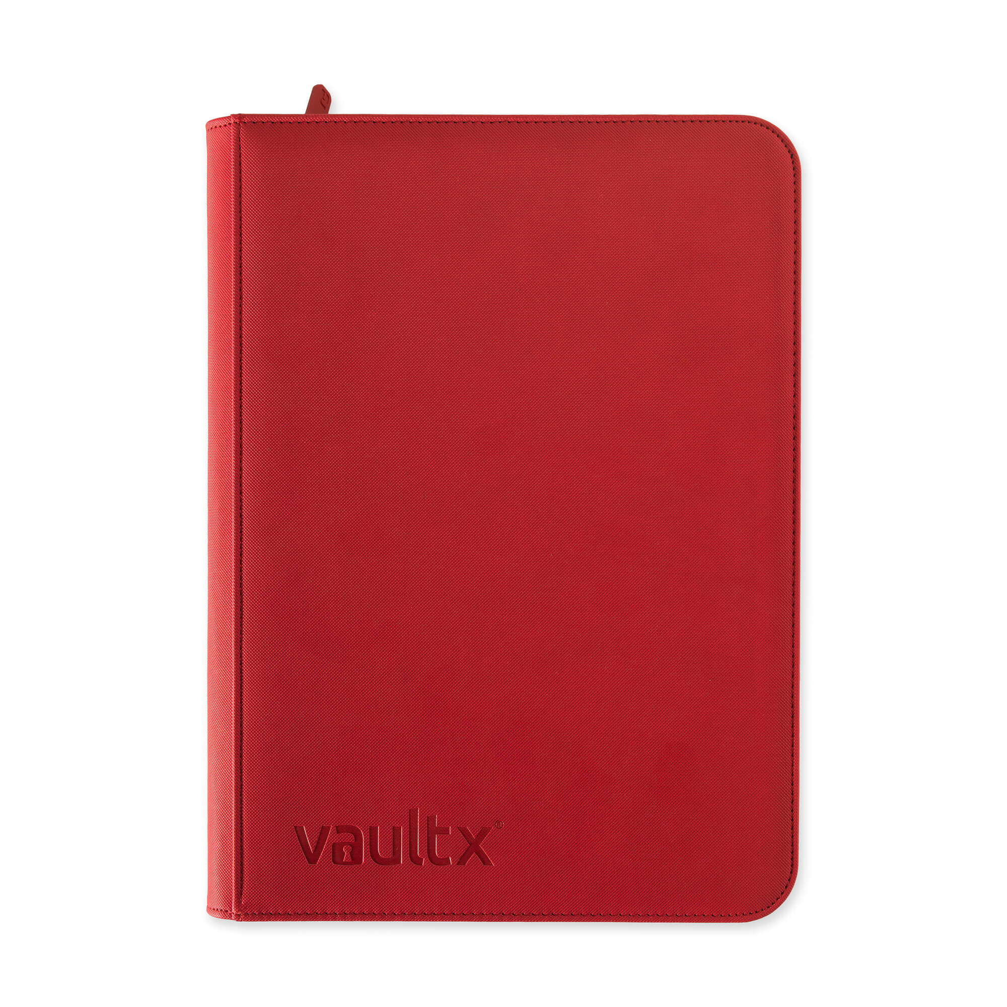 Vault X 9-Pocket Exo-Tec® Zip Binder - Fire Red