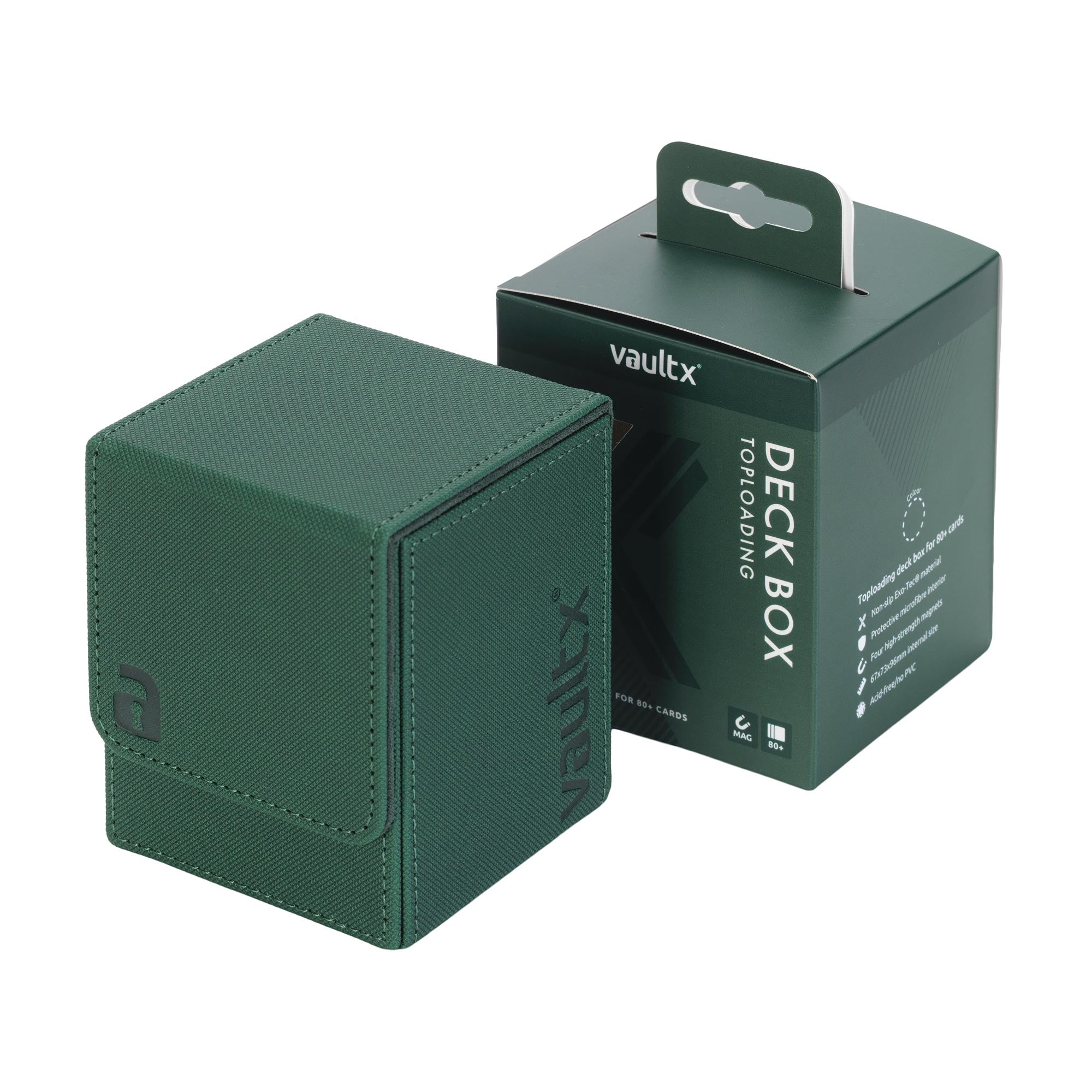 Vault X Exo-Tec® Toploading Deck Box 80+ - Forest Green