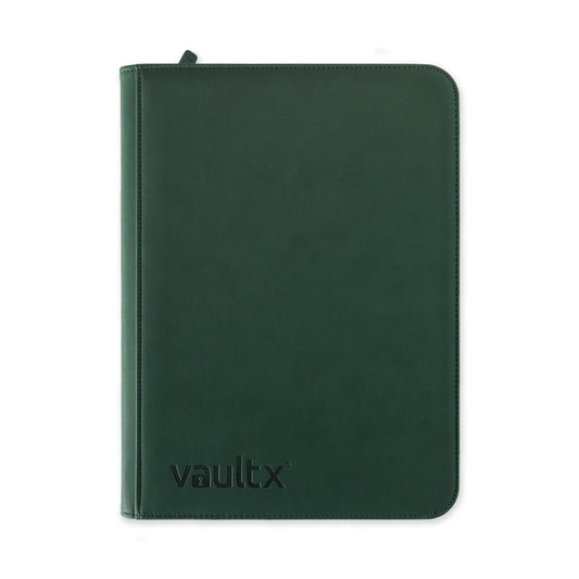 Vault X 9-Pocket Exo-Tec® Zip Binder - Forest Green