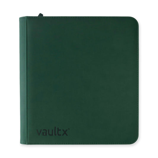 Vault X 12-Pocket Exo-Tec® Zip Binder XL - Forest Green