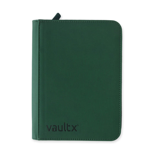 Vault X 4-Pocket Exo-Tec® Zip Binder - Forest Green