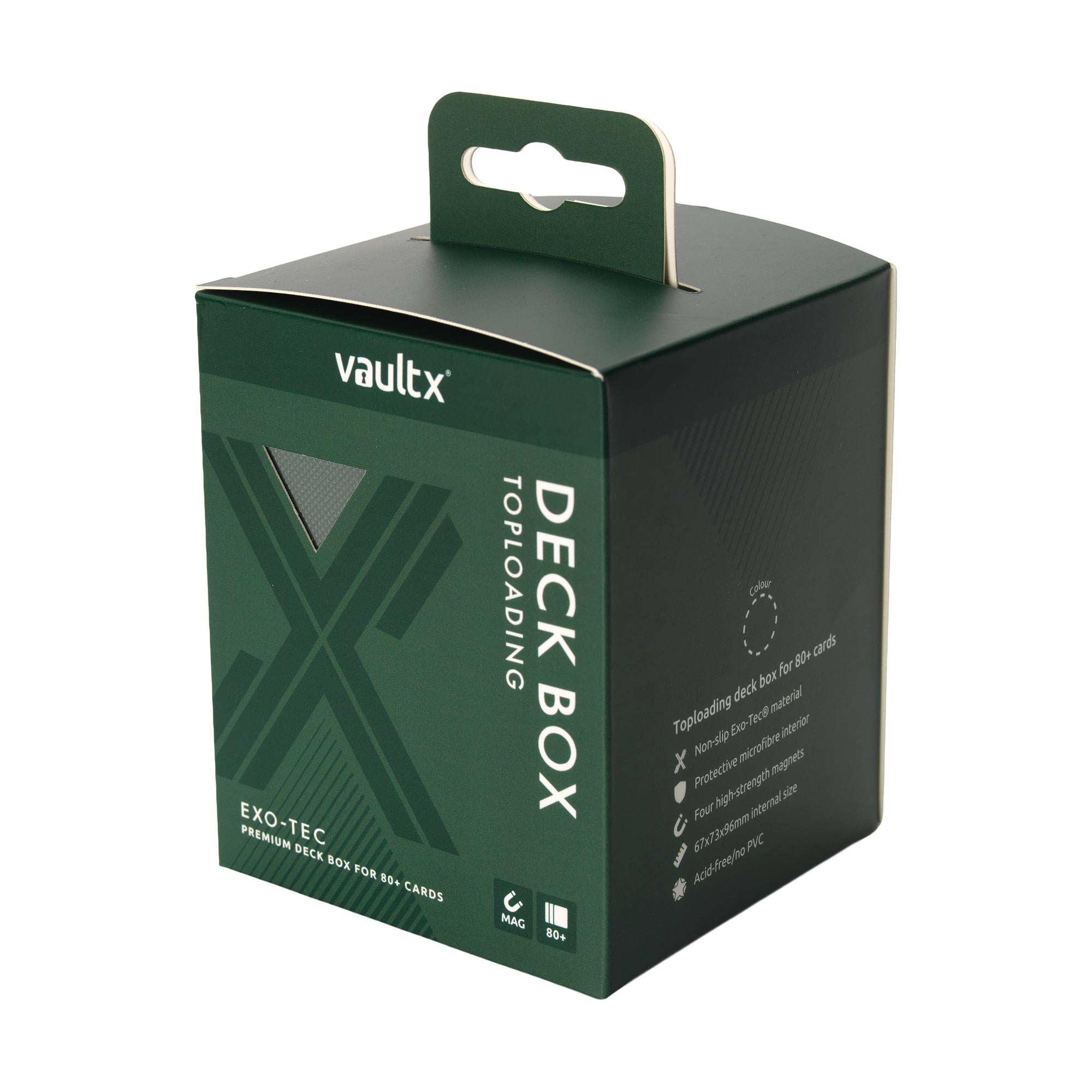 Vault X Exo-Tec® Toploading Deck Box 80+ - Forest Green