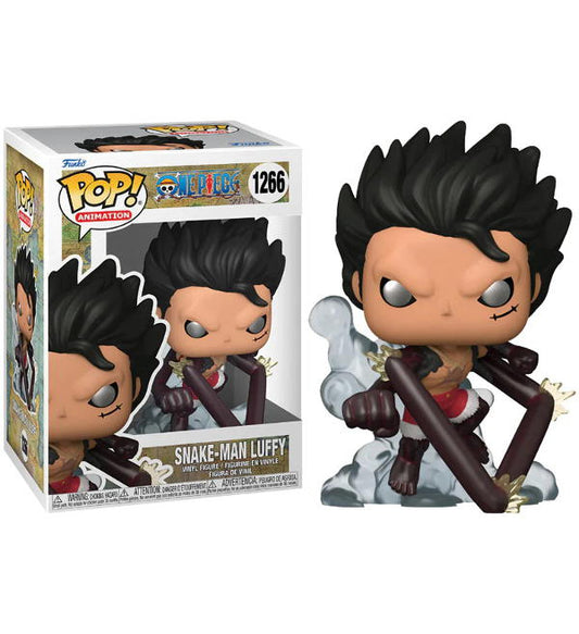 FUNKO POP! ANIMATION: ONE PIECE SNAKE-MAN LUFFY #1266 - USADO