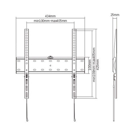 GEMBIRD Suporte TV Parede Fixo 32"- 55" 40kg - NOVO