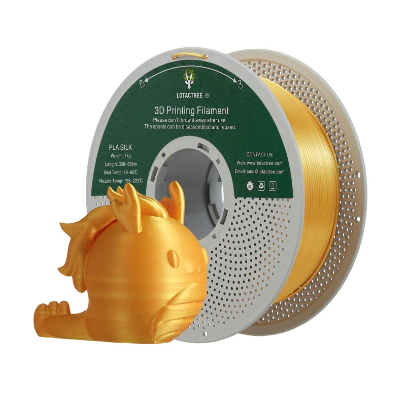 3dPrint PLA SILK Lotactree GOLD 1KG