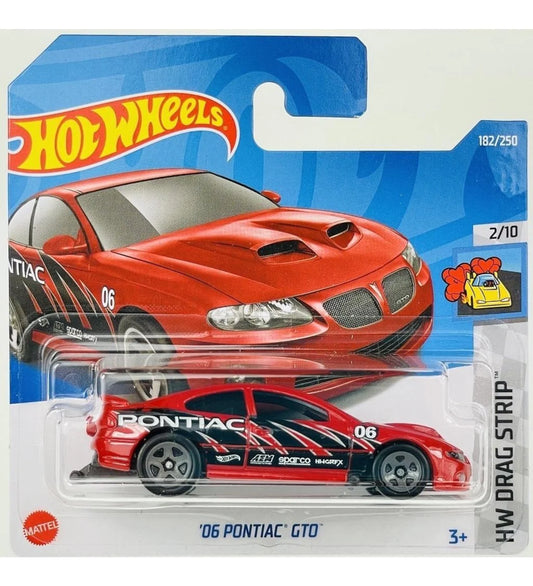 HOT WHEELS '06 Pontiac GTO HW Drag Strip Red Car HCT74 2022