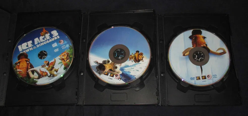 DVD-PACK TRIPLO Idade do Gelo - USADO