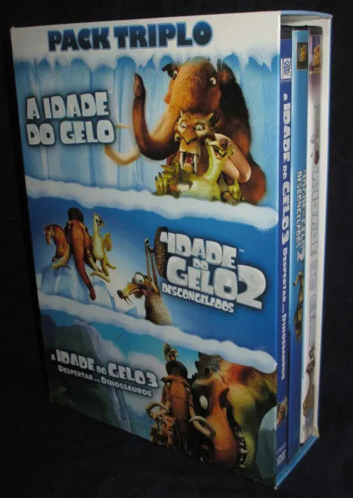 DVD-PACK TRIPLO Idade do Gelo - USADO