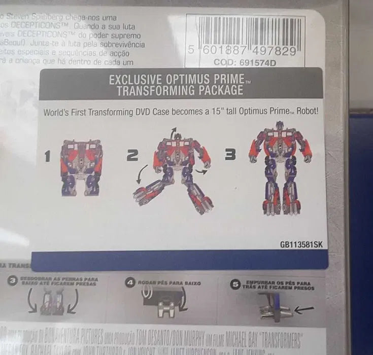 DVD Transformers Edição Especial-Dois Discos - USADO