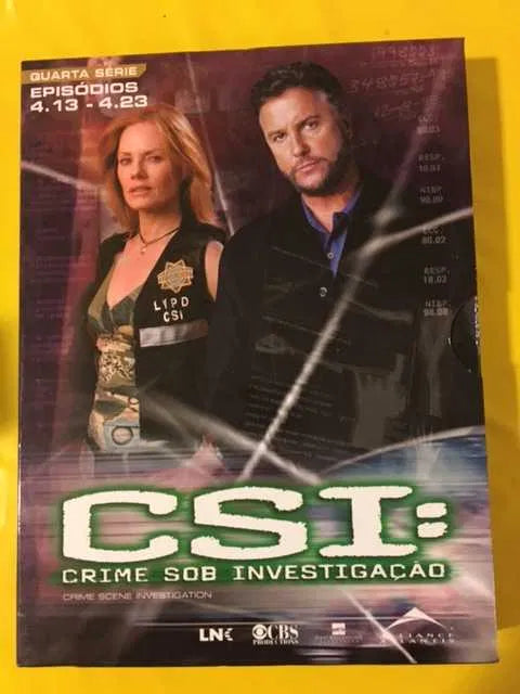 DVD SERIE CSI : CRIME SOB INVESTIGAÇÃO ( QUARTA SÉRIE COMPLETA ) - NOVO