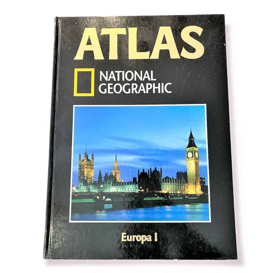 LIVRO Atlas National Geographic Europa I - Usado
