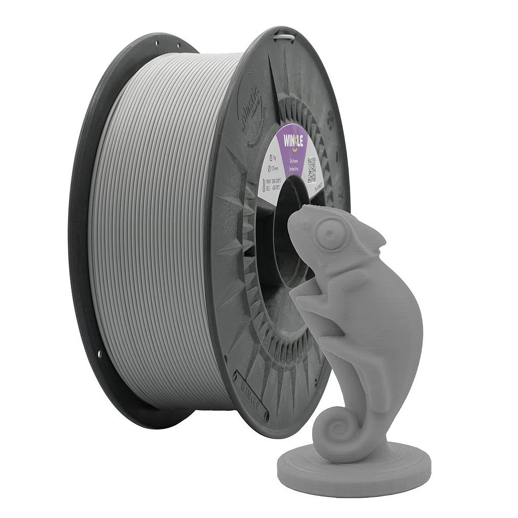 3dprint PLA-MATT WINKLE 1.75 MM SMOKE GREY 1KG