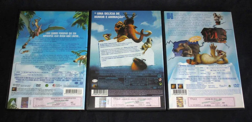 DVD PACK TRIPLO Idade do Gelo - USADO