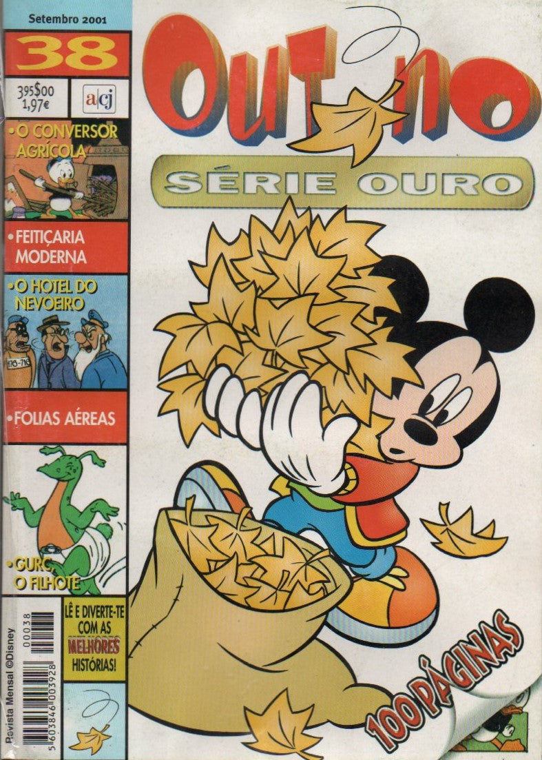 Livro Serie Ouro Outono Mickey #38 2001