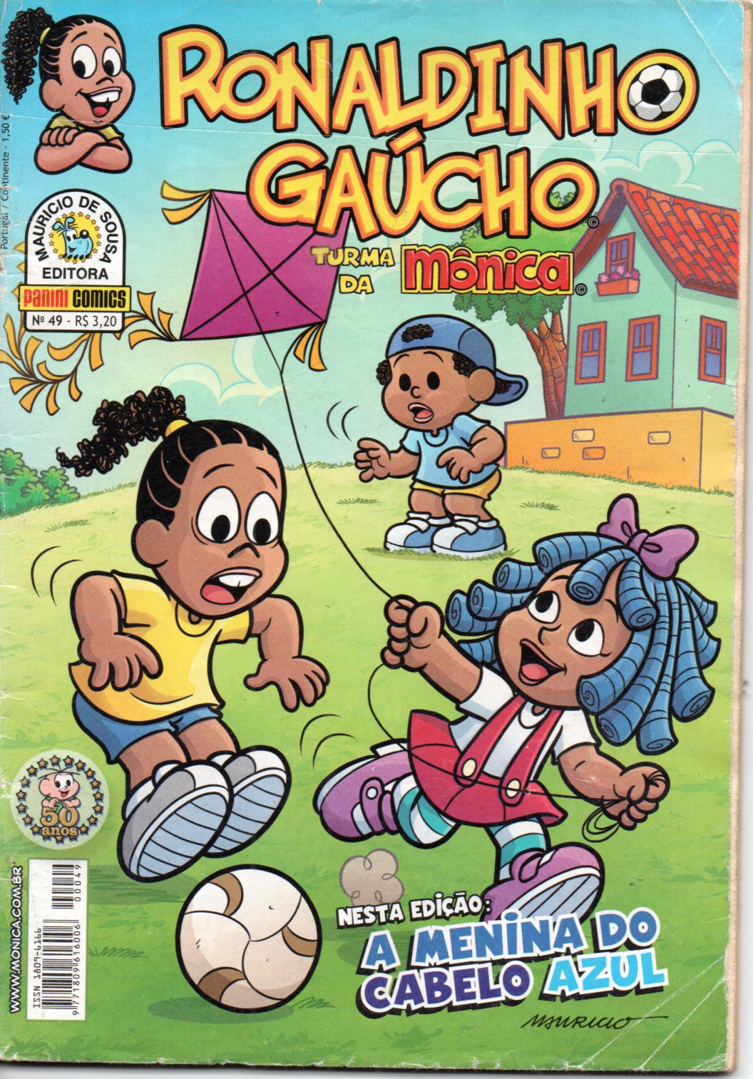 LIVRO Ronaldinho Gaucho (Turma da Monica)  #49 2011- USADO