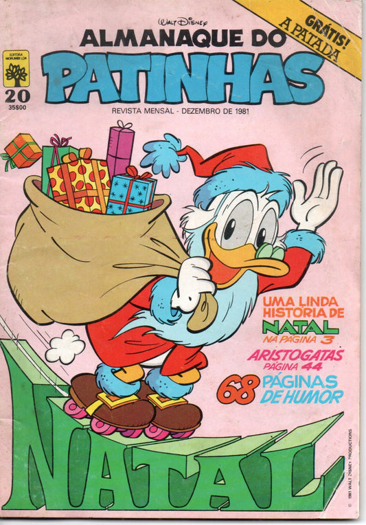 LIVRO Almanaque do Tio Patinhas #20 1981 - USADO 