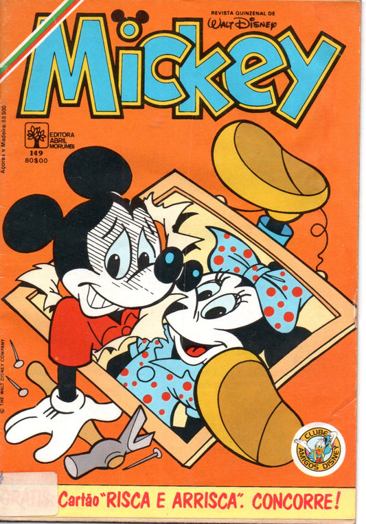 LIVRO Mickey #149 1989 - USADO
