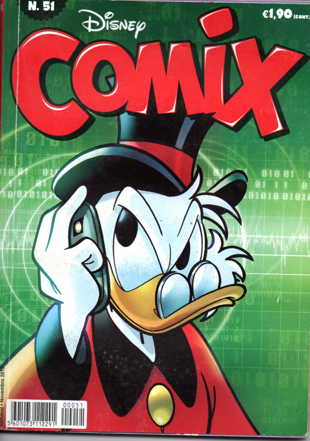 Livro Comics Disney Comix #51 2013 - USADO