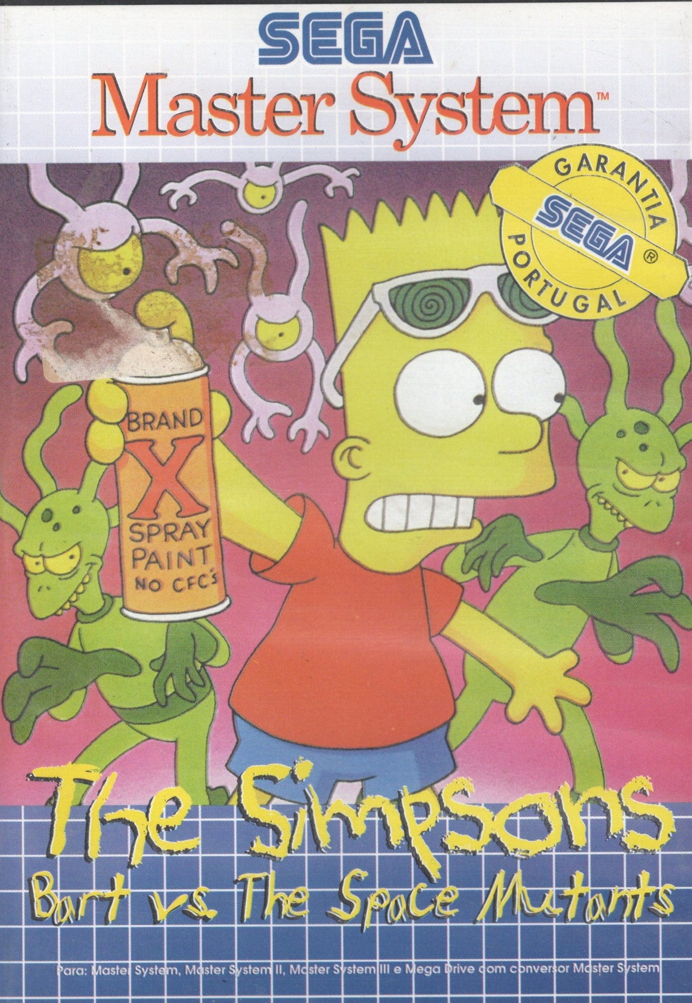 MASTER SYSTEM THE SIMPSONS BART VS THE SPACE MUTANT (TEC TOY) - USADO