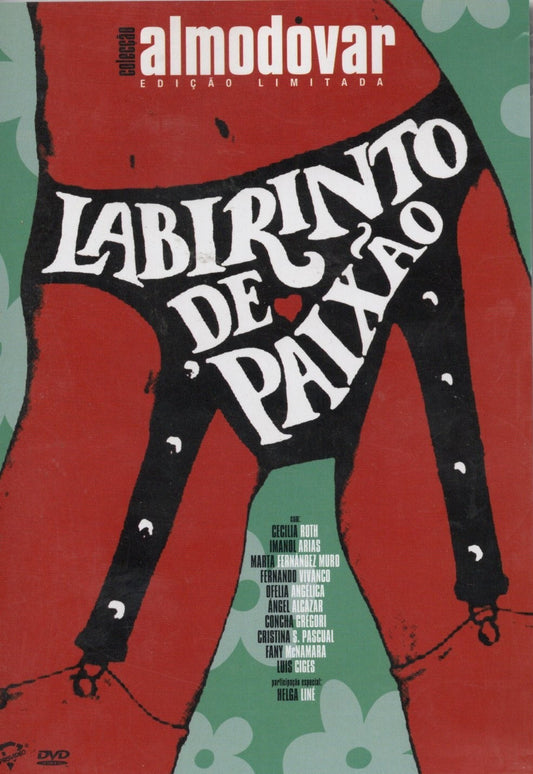DVD LABIRINTO DE PAIXÃO (POR PEDRO ALMODÓVAR) - USADO