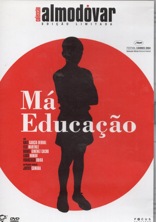 DVD  MÁ EDUCAÇÃO (POR PEDRO ALMODÓVAR) - USADO