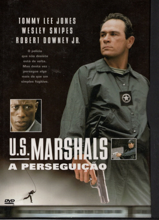 DVD U.S. MARSHALS A PERSEGUIÇÃO (SNAPPER CASE) - USADO