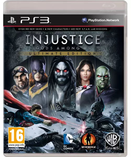 PS3 Injustice: Gods Among Us (Ultimate ED) - Usado