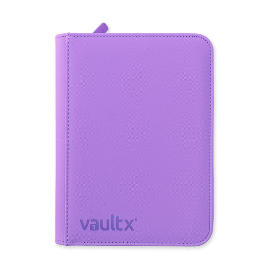 Vault X 4-Pocket Exo-Tec® Zip Binder - Just Purple