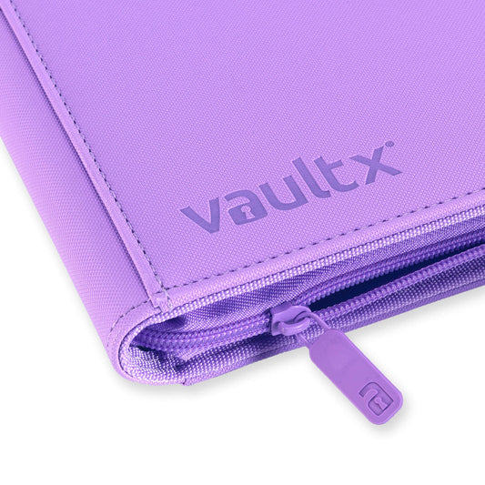 Vault X 4-Pocket Exo-Tec® Zip Binder - Just Purple