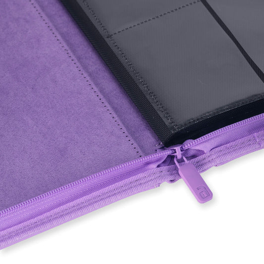 Vault X 4-Pocket Exo-Tec® Zip Binder - Just Purple
