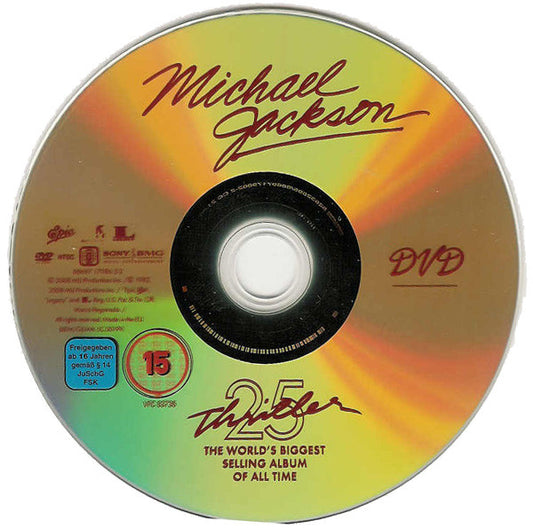 CD + DVD Michael Jackson ‎– Thriller 25 - USADO