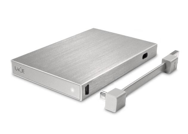 500GB LaCie Rikiki Go USB2.0 Portable Hard Drive (Silver) - USADO