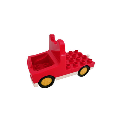 LEGO Duplo Truck with 4 x 4 Flatbed Plate and White Base Item No: duptruck01c02 - USADO
