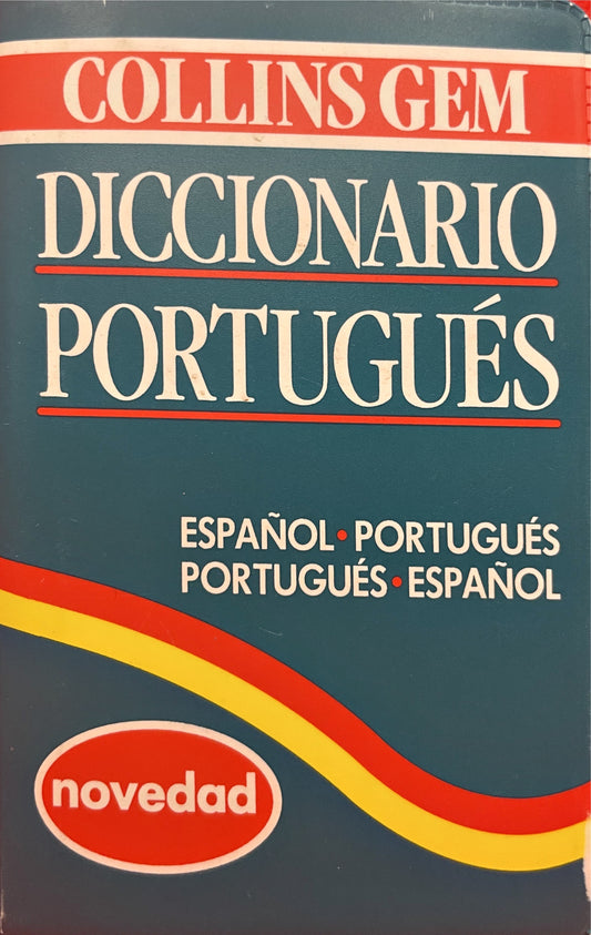 MINI DICIONÁRIO Collins Gem Portugués - Primeira Edição 1998 USADO