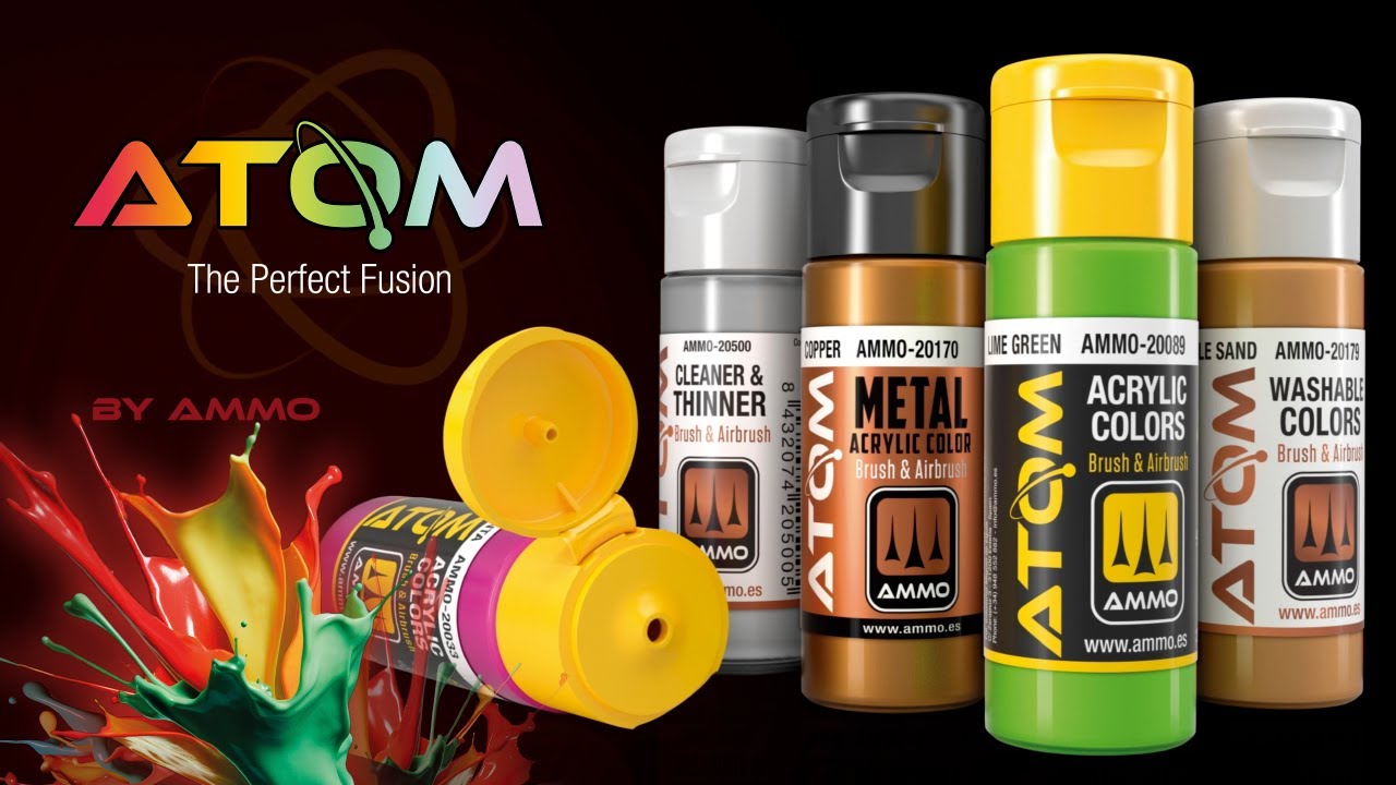 3dprint AMMO ATOM ACRYLIC PAINT (NEW PRODUCT SOON/NOVIDADE BREVEMENTE)