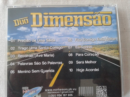 CD - DUO DIMENSÃO PÁRA CORAÇÃO - USADO