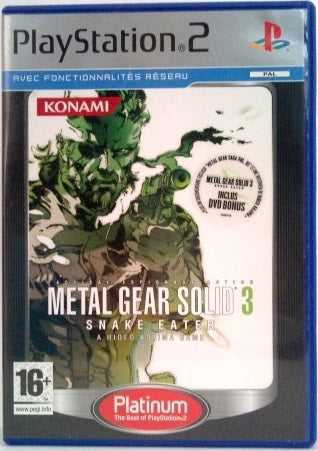PS2 Metal Gear Solid 3 Platinum - USADO