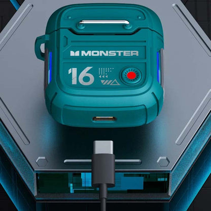 Monster XKT16 Green Wireless Bluetooth headset