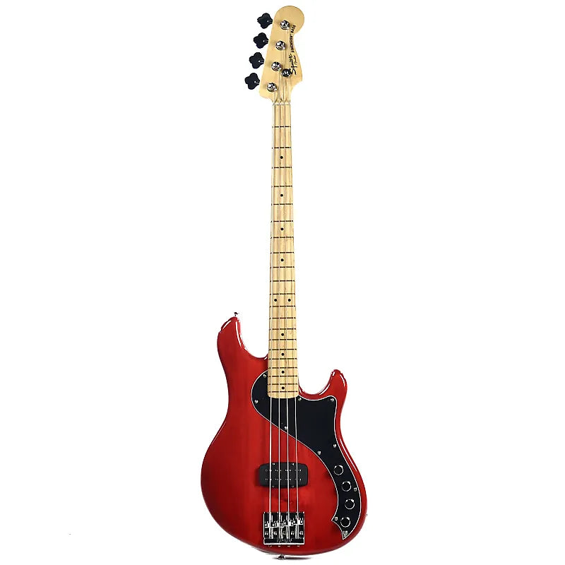 Squier Deluxe Dimension 5 string Bass IV Red - USADO