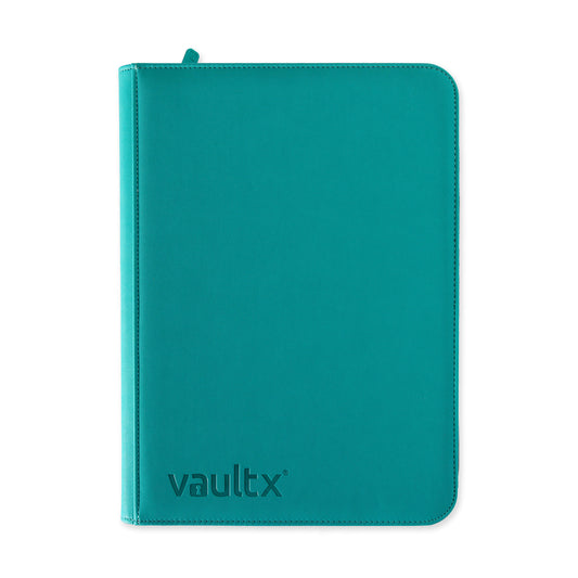 Vault X 9-Pocket Exo-Tec® Zip Binder - Ocean Blue