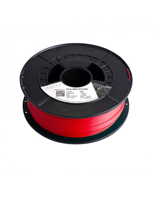 3dprint PLA SMARTFIL  RECYCLED, 1.75mm, RED, 1000g