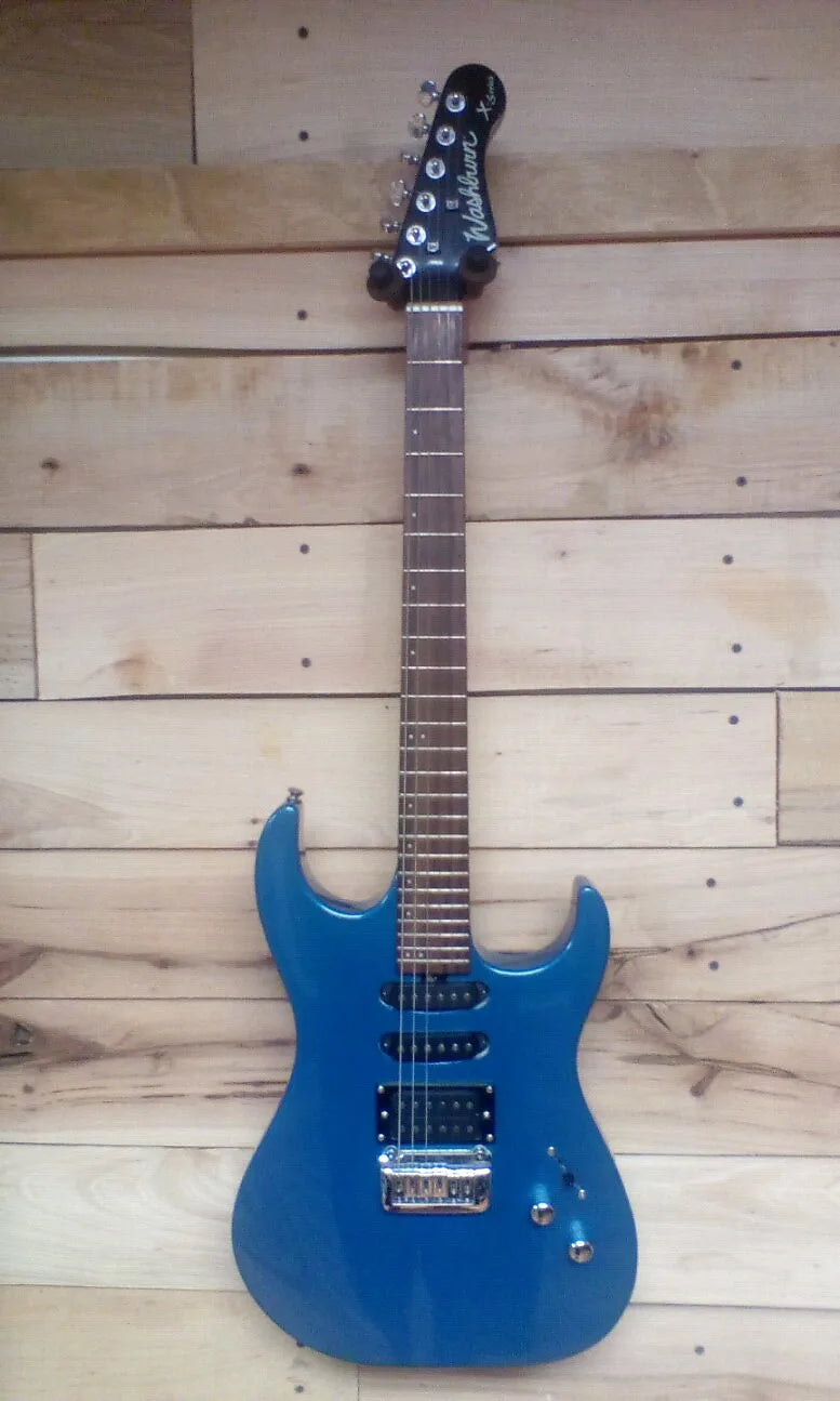 GUITARRA ELÉCTRICA WASHBURN PRO X-SERIES ELECTRIC BLUE - USADO (GRADE B