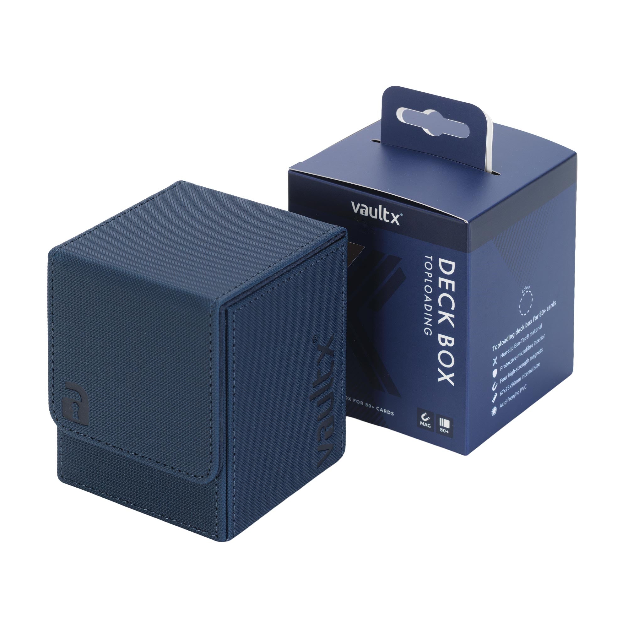 Vault X Exo-Tec® Toploading Deck Box 80+ - Royal Blue