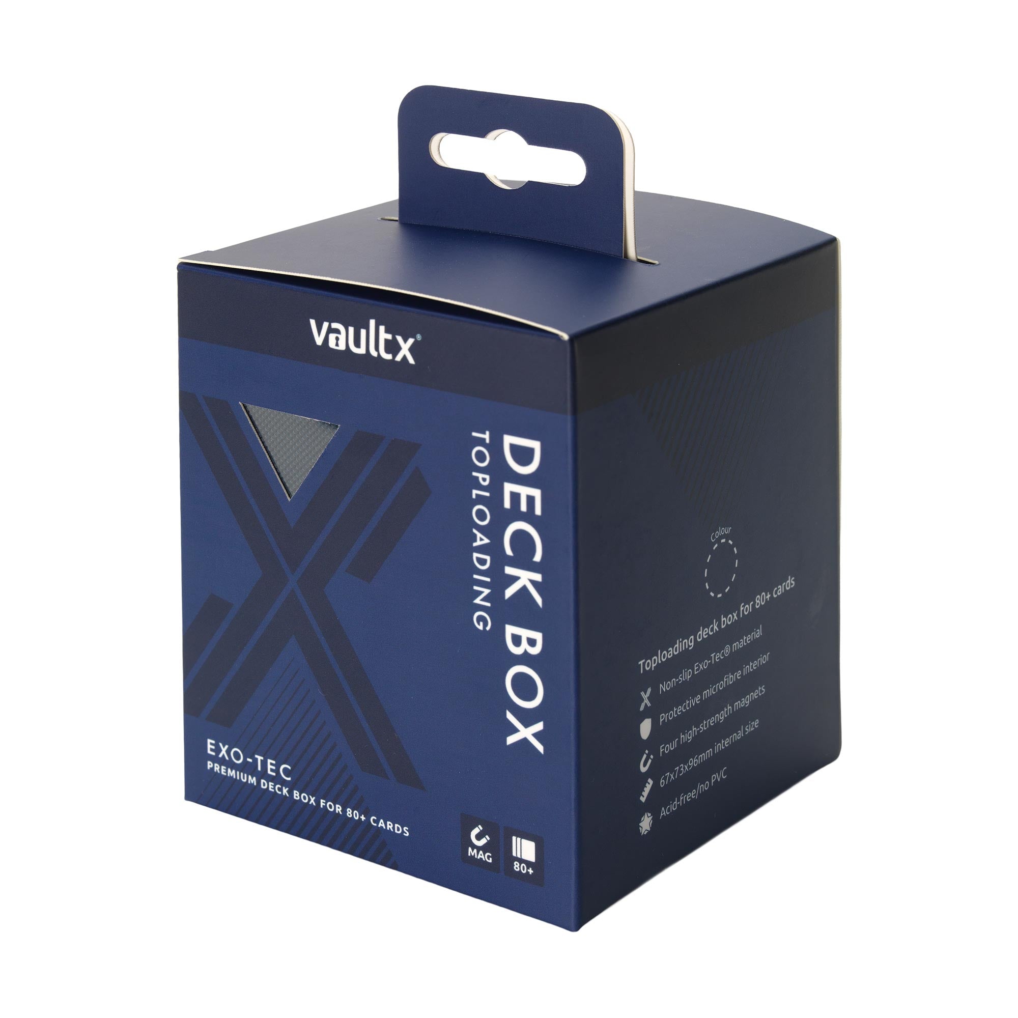 Vault X Exo-Tec® Toploading Deck Box 80+ - Royal Blue