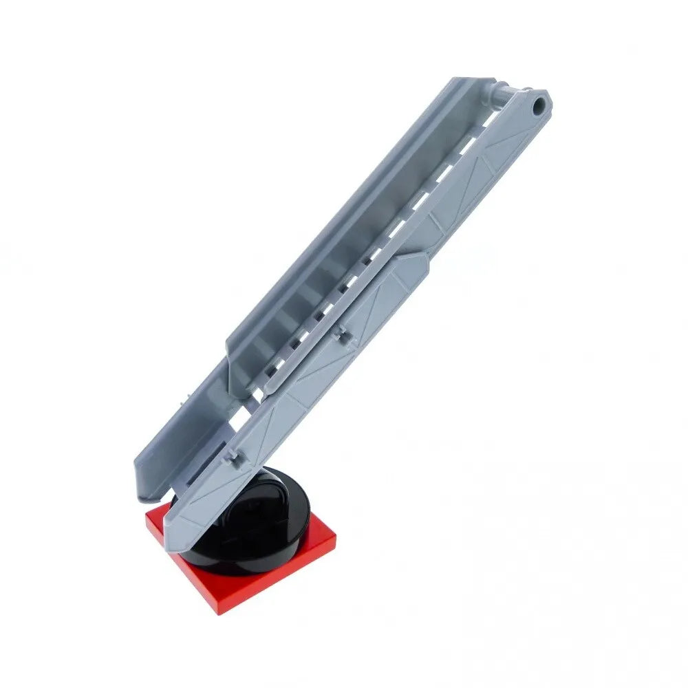LEGO  Duplo Ladder (Fire) Telescoping Lower Section on Black Turntable with Red Turntable 4 x 4 Base Item No: 93151c02+92005 - USADO