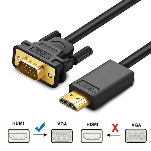 HDMI TO VGA CABLE 1.5M - NOVO