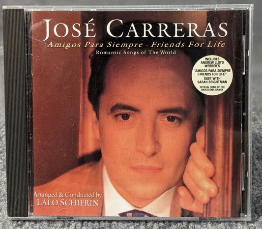 CD - JOSÉ CARRERAS - AMIGOS PARA SIEMPRE - FRIENDS FOR LIFE - USADO