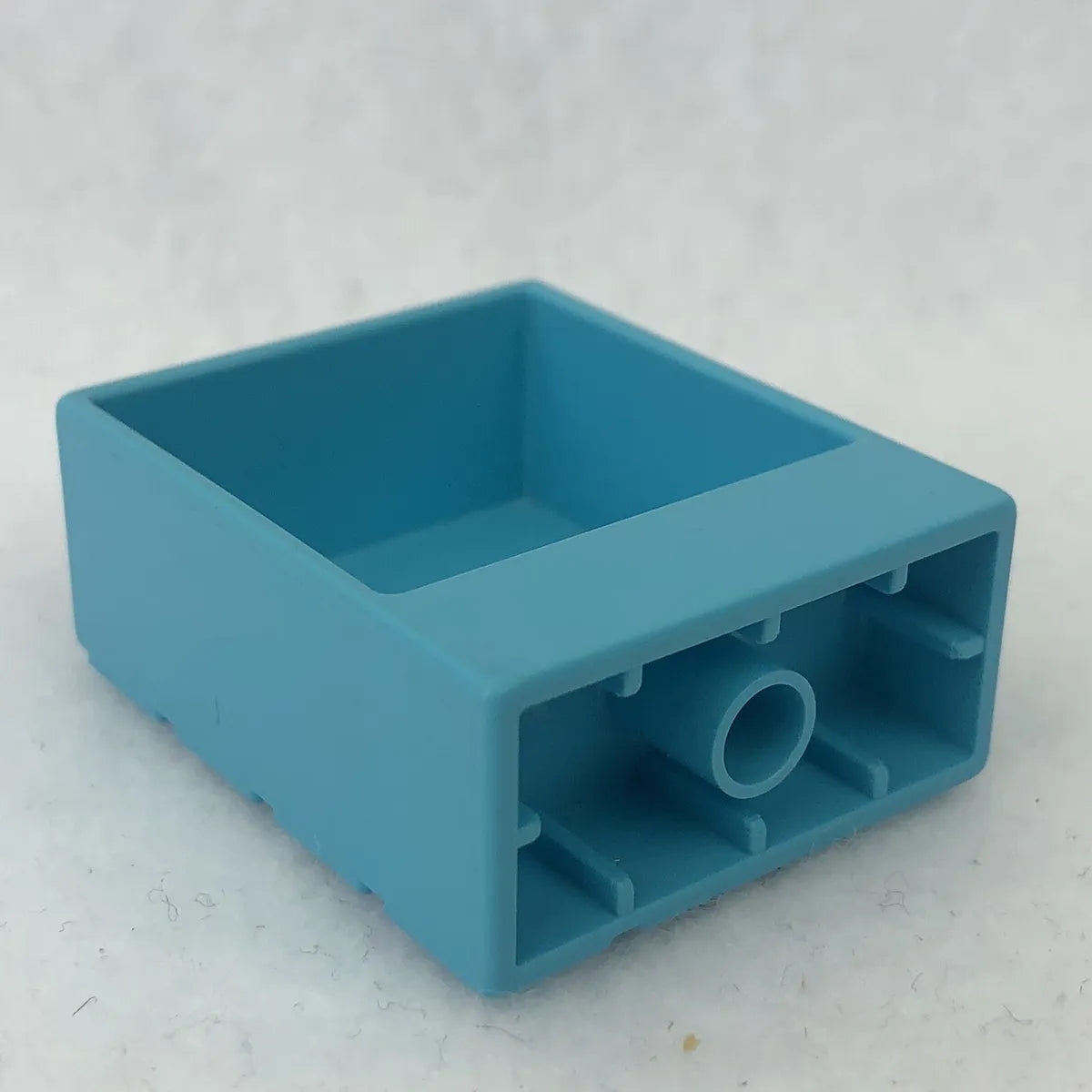 LEGO Duplo, Brick 1 x 2 x 2 with Masonry Profile [Part 25550] Medium Azure  - USADO